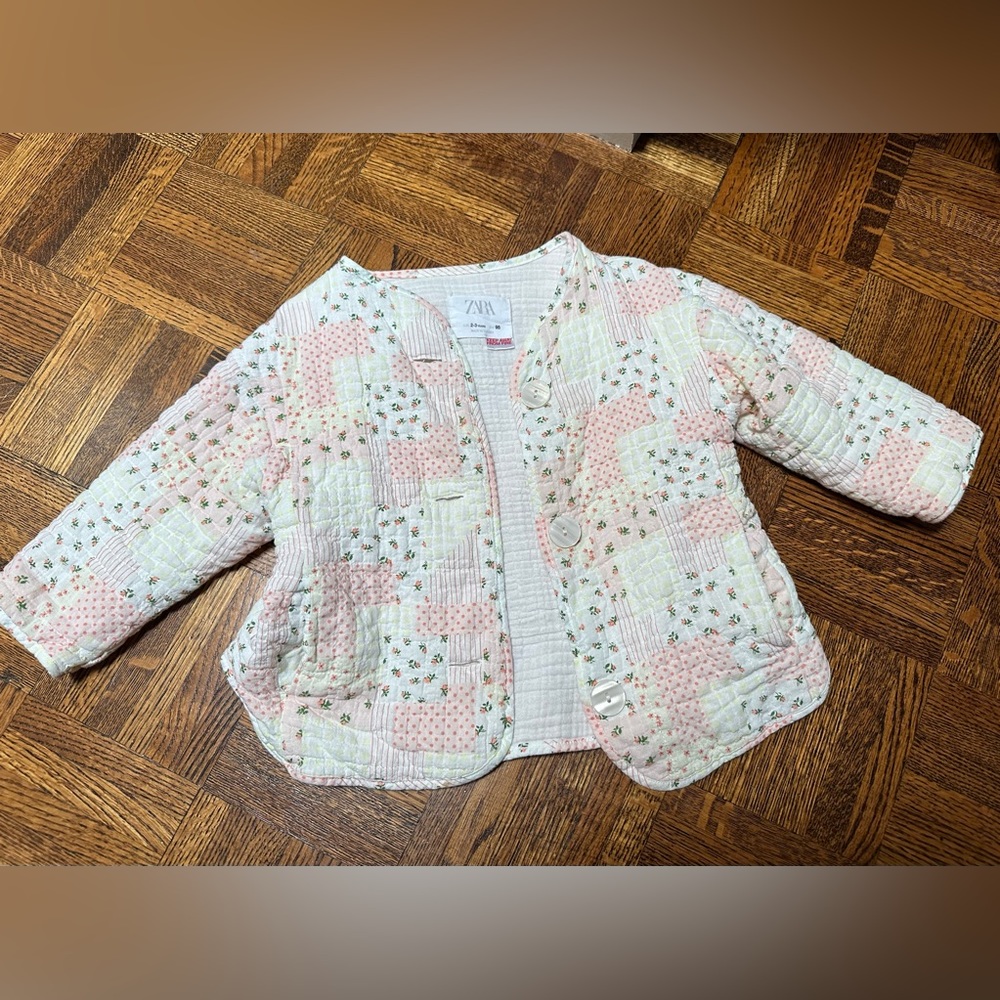 Zara light cotton spun jacket